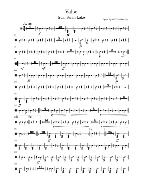Swan Lake - Waltz (Act I) – Pyotr Ilyich Tchaikovsky