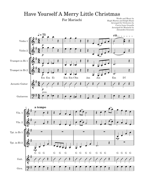 Have yourself a merry little christmas – Frank Sinatra
