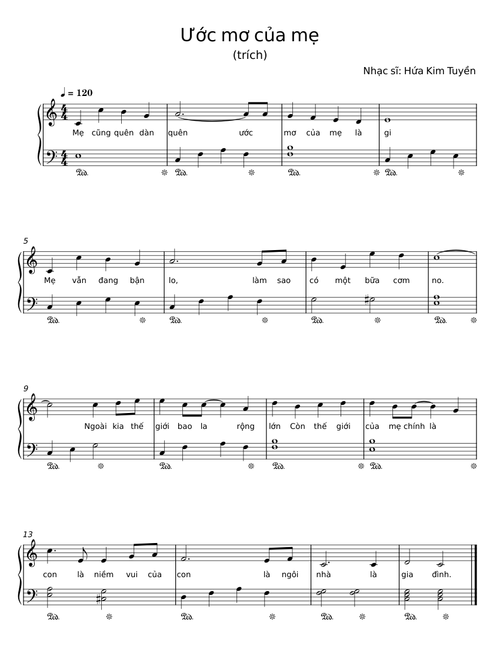 Ước mơ của mẹ - Hứa Kim Tuyền