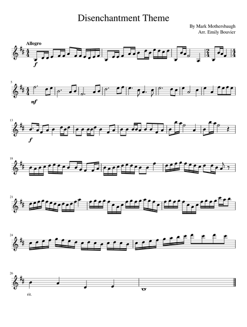 Disenchantment Theme