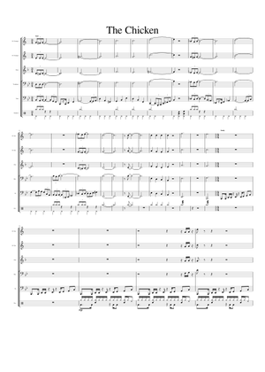 Play Official version of The chicken Sheet Music by Jaco Pastorius for ...