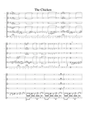 The Chicken Notes Play Official version of The chicken Sheet Music by Jaco Pastorius for ...