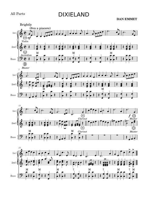 Dixieland – Daniel Decatur Emmett