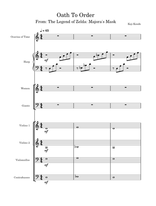 Oath to Order - Majora's Mask – Koji Kondo