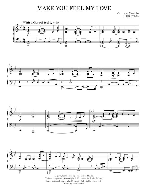Make You Feel My Love - Adele (Piano Solo)