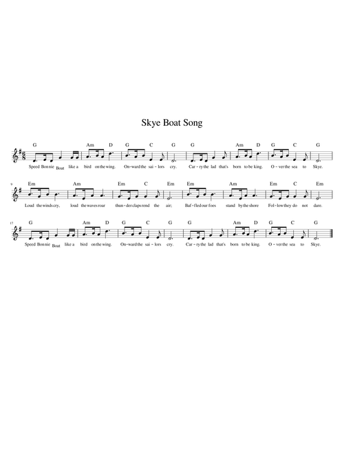 Skye Boat Song
