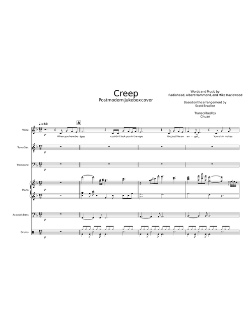 Creep – Postmodern Jukebox
