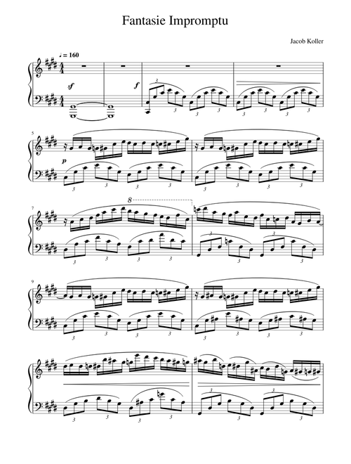 Fantasie Impromptu (Jazz Frederic Chopin)