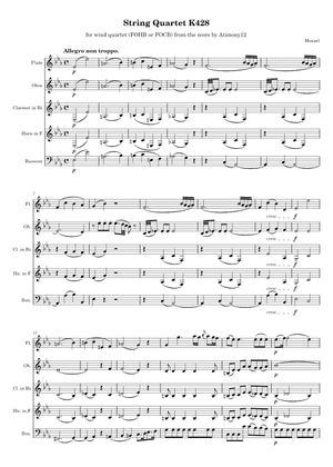 String Quartet No.16 in E-flat major, K428/421b – Wolfgang Amadeus