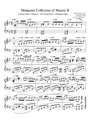 ナイト・オブ・ナイツ 2020 (marasy arr.) Sheet Music for Piano