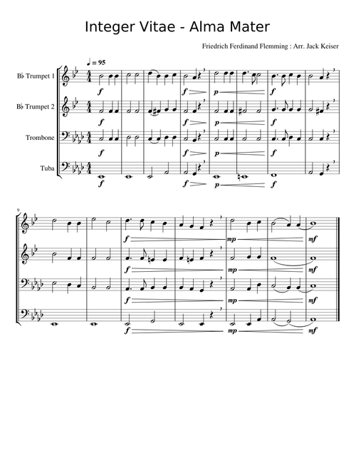 Integer Vitae - Friedrich Ferdinand Flemming