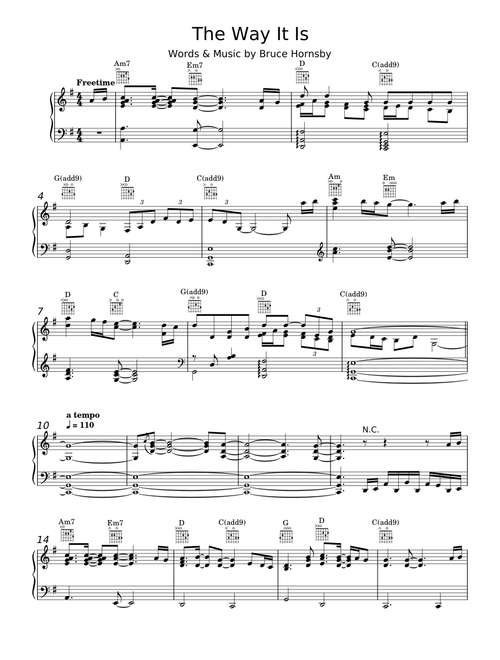 The way it is - Bruce Hornsby