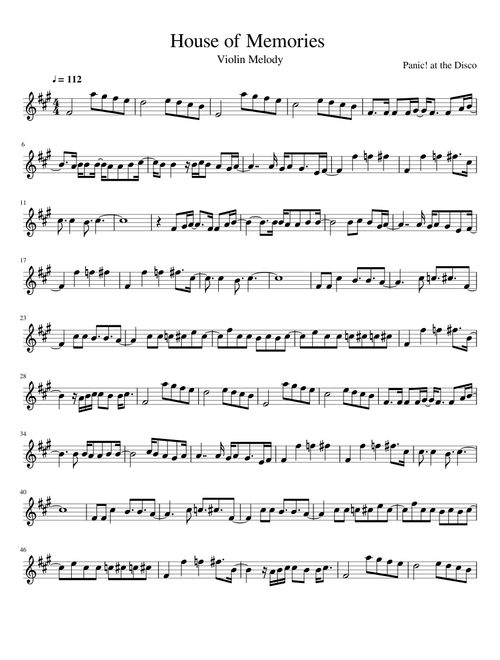 House of Memories Violin