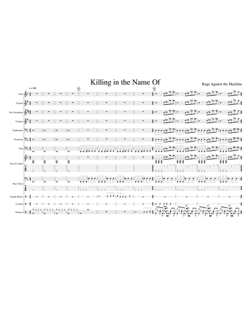 Killing in the Name Of