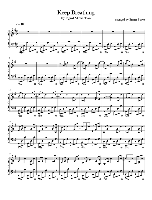 Keep Breathing - Ingrid Michaelson