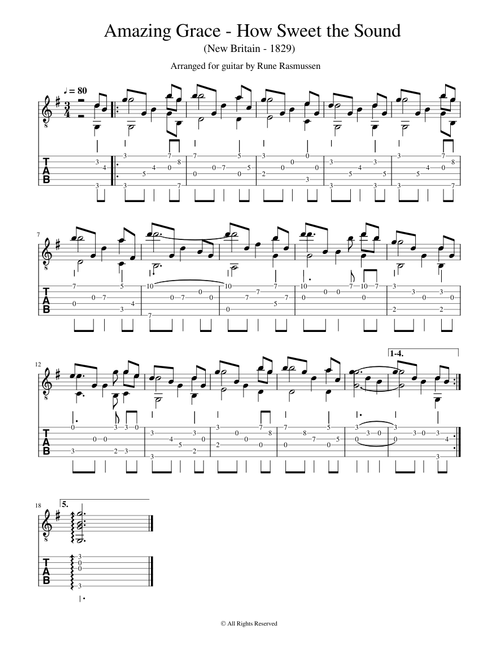 Amazing Grace - How Sweet the Sound