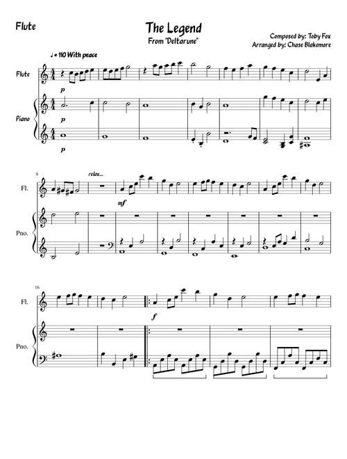 The Legend (For Flute)