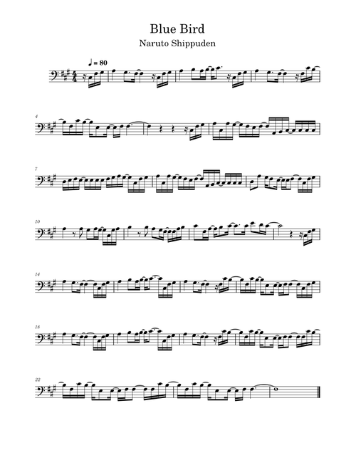 Naruto OP 3 Blue Bird – Naruto