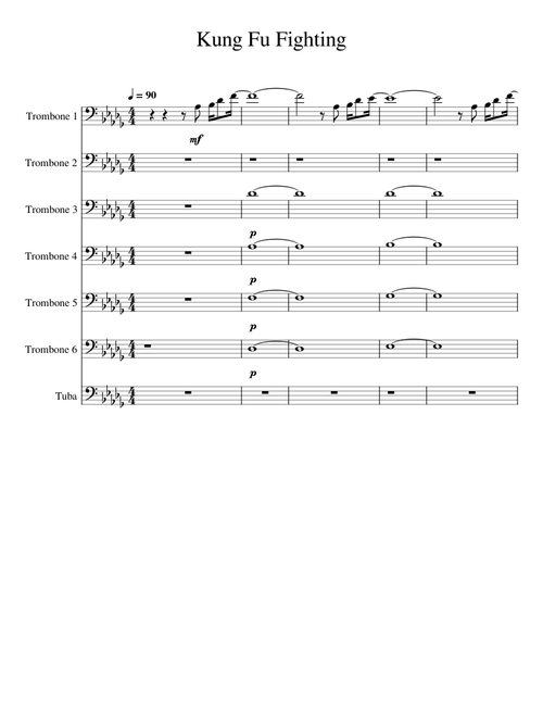 Kung fu fighting – Low Brass