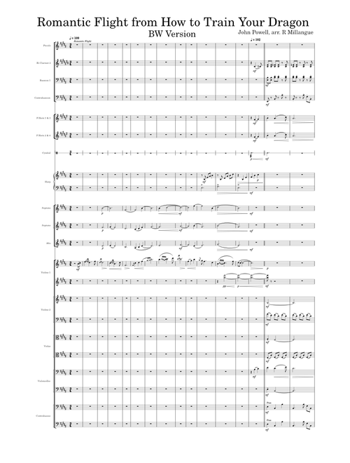 Romantic Flight from How to Train Your Dragon (BW Orchestra)