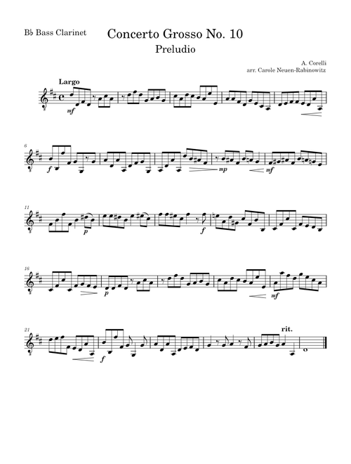 Concerto grosso in C major, Op.6 No.10, Mvt 1 - Preludio – Arcangelo Corelli