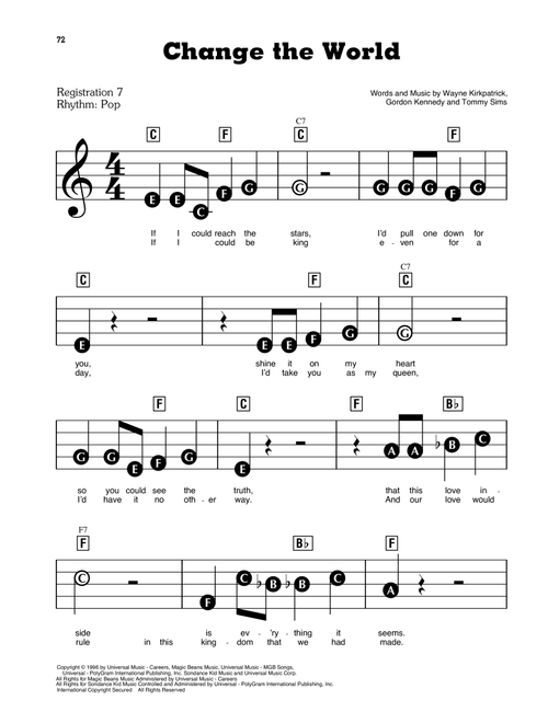 Change The World - Eric Clapton (E-Z Play Today)