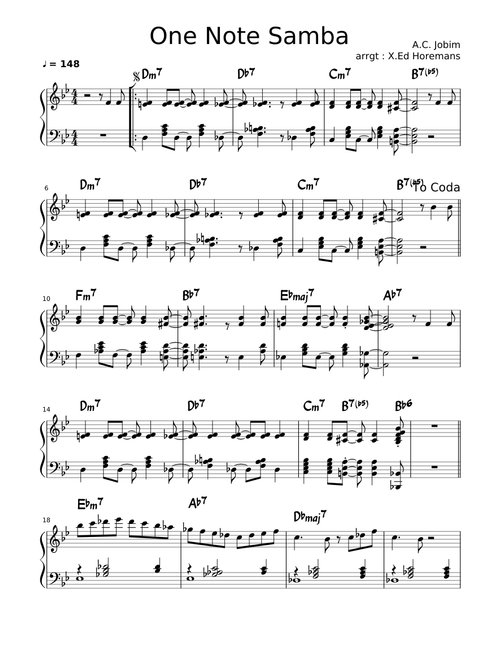 One note samba
