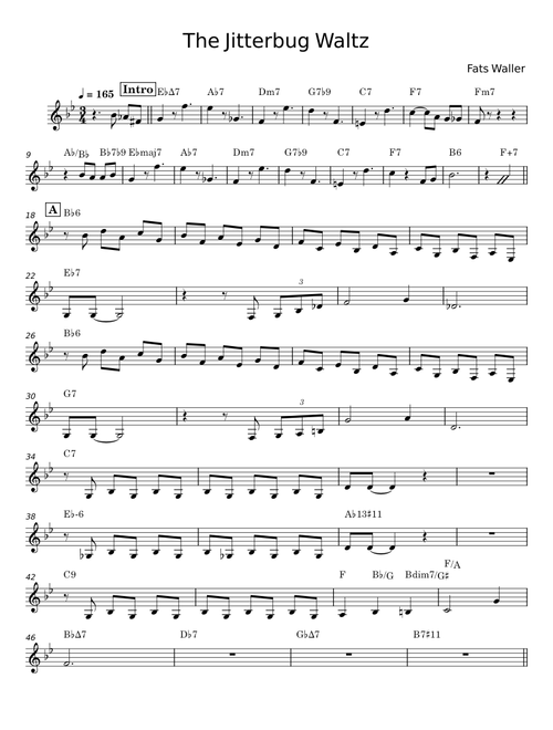 The Jitterbug Waltz - Fats Waller