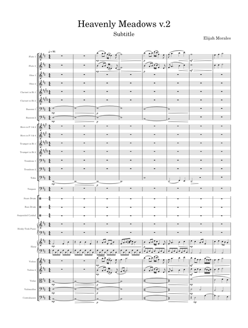 Heavenly Meadows v.2 – elijahmrls122 sheet music arranged by HARI88 
