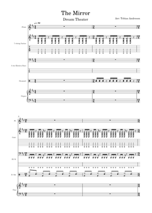 Play Official version of The mirror Sheet Music by Dream Theater for ...