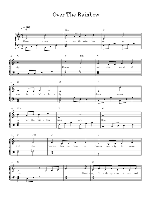 Over The Rainbow (from 'The Wizard Of Oz') – Ella Fitzgerald