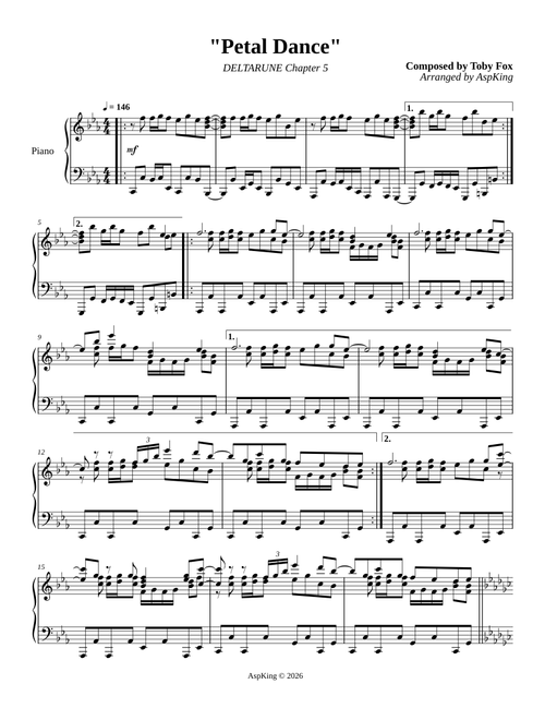 Petal Dance — Toby Fox - Deltarune Chapter 5
