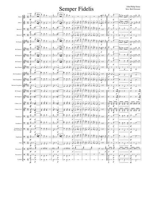 Semper Fidelis - John Philip Sousa