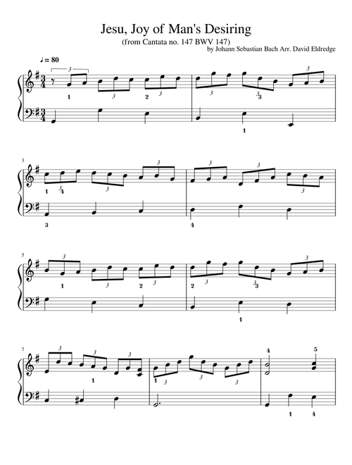 Jesu, Joy of Man's Desiring (Level 2B)