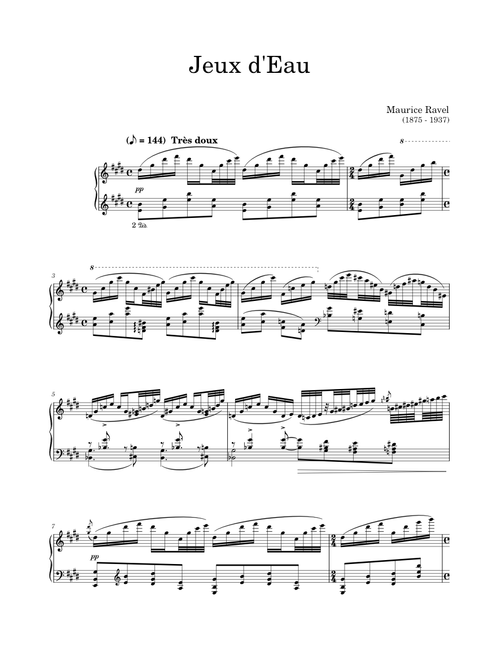 Ravel - Jeux d'eau