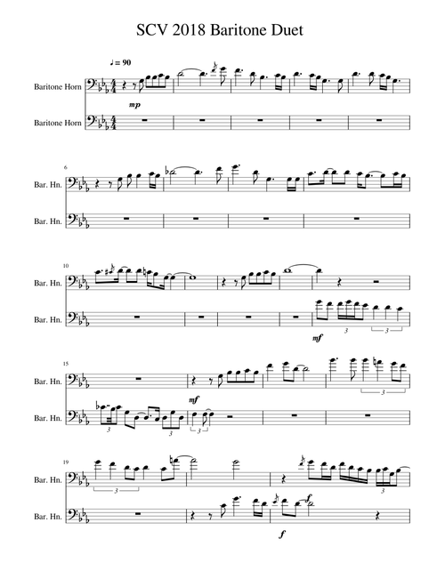 SCV 2018 Baritone Duet
