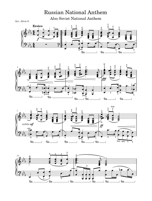 Russian/Soviet National Anthem