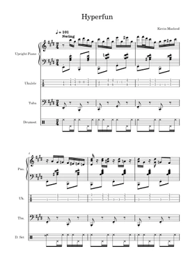 Free Hyperfun by Kevin MacLeod sheet music | Download PDF or print on  