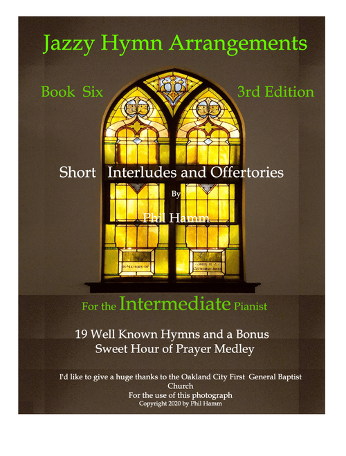 Jazzy Hymn Arrangements-Book Six (Arr. Phil Hamm) - Various (Easy Piano)