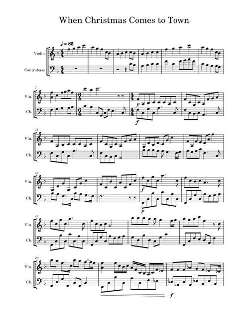 When Christmas Comes To Town – Alan Silvestri When Christmas Comes to Town