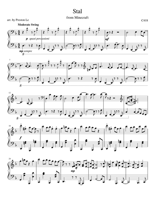 Stal (Piano Solo)