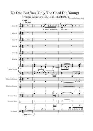 No one but you (Only the good die young) Sheet Music with Chords for ...
