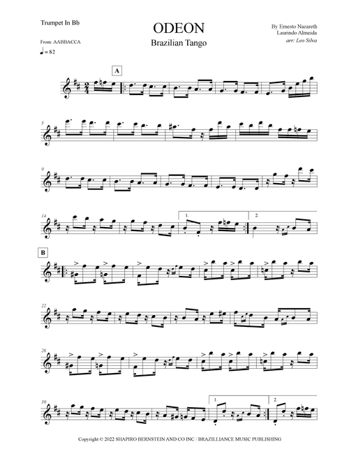 Odeon (Arr. Leo Silva) - Antoine Zemor (Trumpet Solo)