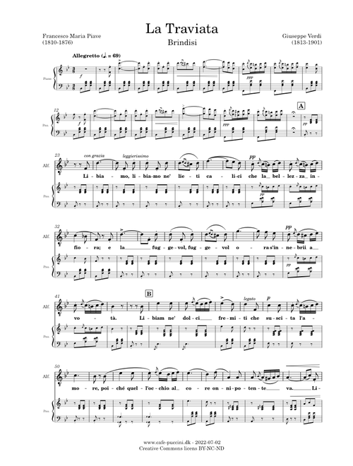 Brindisi (La Traviata) - Verdi