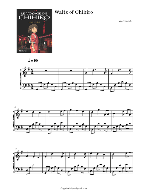 Waltz Of Chihiro – Joe Hisaishi Spirited Away version 2