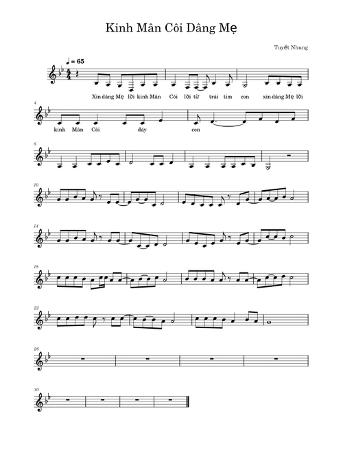 Kinh Mân Côi Dâng Mẹ