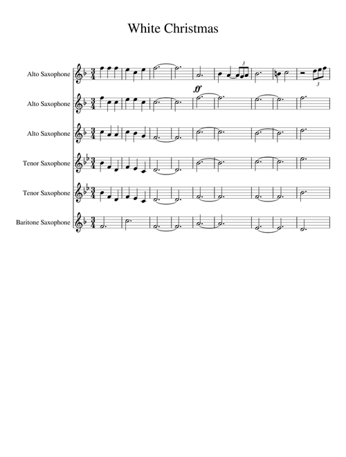 White Christmas, Silver Bells, Silent Night