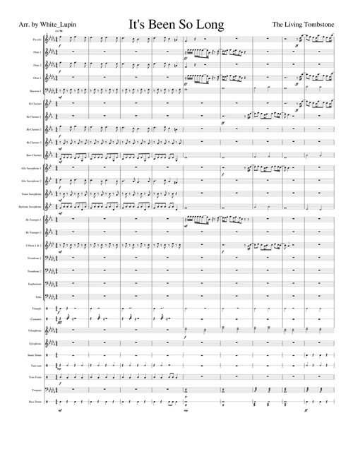 It's Been So Long(TLT) For Concert Band - Very WIP