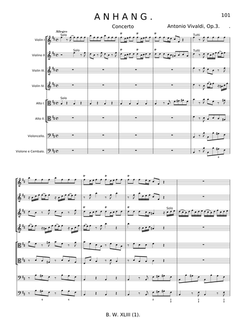 Concerto in B minor, RV 580 - Antonio Vivaldi