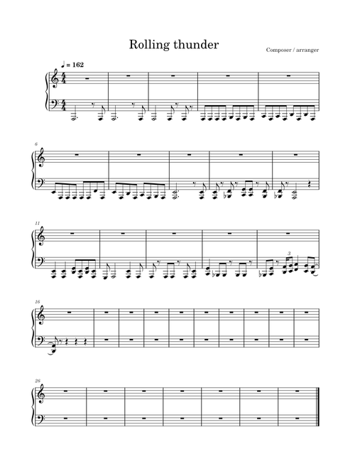 Rolling thunder (new and improved)